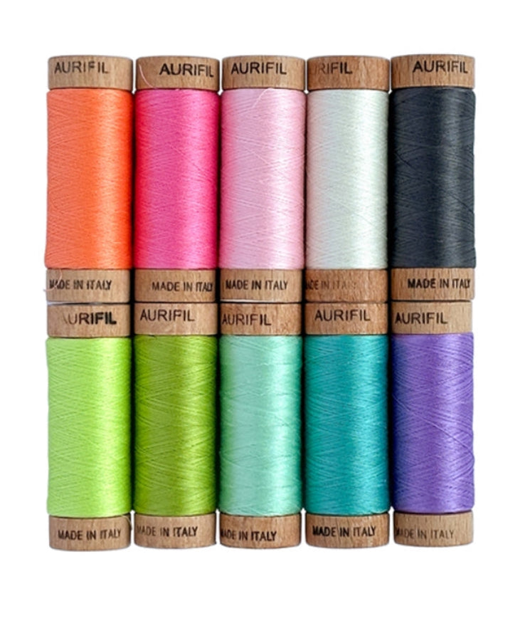 Tula Pink Untamed (80wt + Neon) Thread Collection