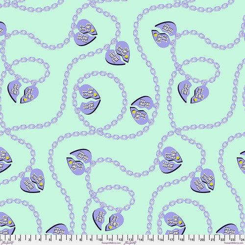 Tula Pink Besties "Big Charmer" Bluebell Quilt Backing 108"