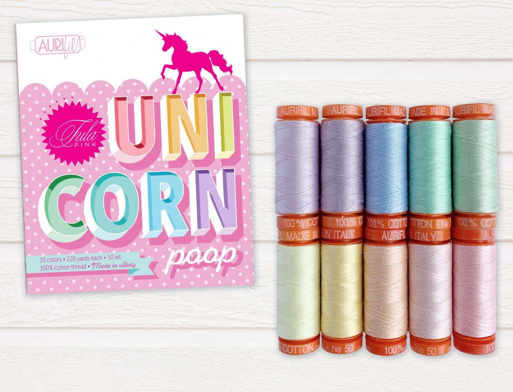 Tula Pink "Unicorn Poop" Thread Collection